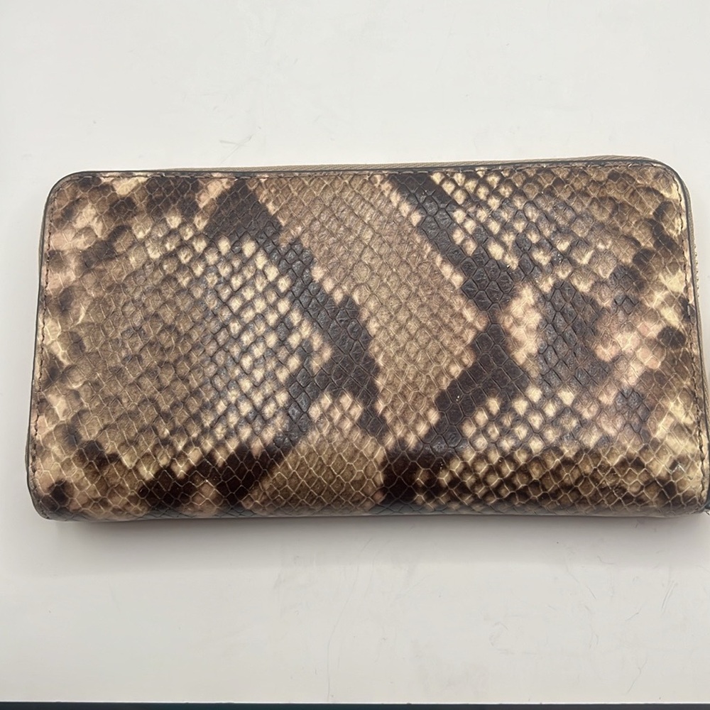Michael Kors Snake Print Wallet jet set - Picture 4 of 15